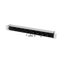 ЦМО Блок розеток Rem-32 с инд., 8 Schuko, 32A, алюм., 19", колодка (R-32-8S-I-440-K)