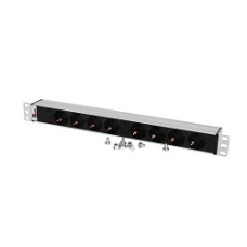 ЦМО Блок розеток Rem-32 с инд., 8 Schuko, 32A, алюм., 19", колодка (R-32-8S-I-440-K)