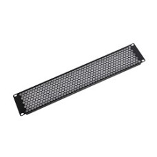 ЦМО Фальшпанель в шкаф 19" 2U перфорированная, цвет черный (ФП-2.4-9005)