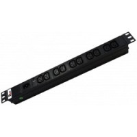 ЦМО Блок розеток Rem-10 без шнура с инд., 10 IEC 60320 C13, вход IEC 60320 C14, 10A, алюм., 19" (R-10-10C13-I-440-Z)
