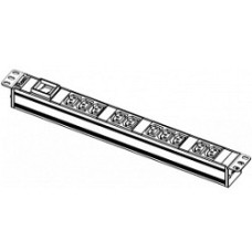 ЦМО Блок розеток Rem-10 без шнура с выкл., 10 IEC 60320 C13, вход IEC 60320 C14, 10A, алюм., 19" (R-10-10C13-V-440-Z)