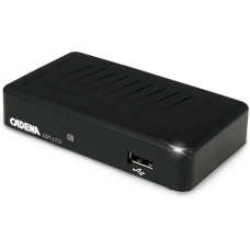 ТВ ресивер Cadena CDT-1712 (TC) черный DVB-T2