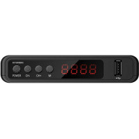 ТВ ресивер Hyundai H-DVB520 DVB-T2 черный