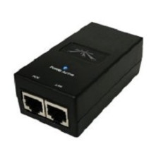 UBIQUITI POE-48-24W Блок питания с PoE, 220 VAC -> 48VDC 0.5A (черный)
