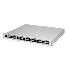 UBIQUITI USW-Pro-48-POE UniFi Switch Pro 48 PoE PoE-коммутатор в стойку, 48х 1G RJ45, 4х 10G SFP+, раздача 600 Вт