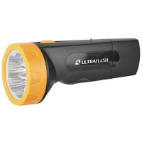 Ultraflash LED3827 (фонарь аккум 220В, черн /желт, 5 LED, SLA, пластик, коробка)