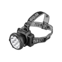 Ultraflash LED5362 (фонарь налобн аккум 220В, черный, 7LED, 2 реж, пласт, бокс)