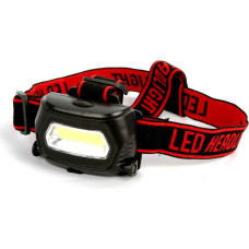 Ultraflash LED5359 (фонарь налобн.аккум 5В черный COB 3 Ватт, 3 реж.,пласт.,бокс)