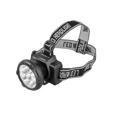 Ultraflash LED5363 (фонарь налобн аккум 220В, черный, 9LED, 2 реж, пласт, бокс)