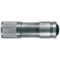 Ultraflash UF9LED (фонарь 3XR03, металлик, 9 LED, алюминий, коробка)