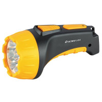 Ultraflash LED3807 (фонарь аккум 220В, черный/желтый, 7 LED, 2 режима, SLA, пластик, коробка)
