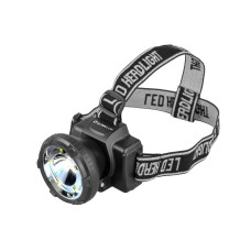 Ultraflash LED5367 (фонарь налобн аккум 220В, черный, 1,2 Ваттт LED+5SMD, 2 реж, пласт, бокс)