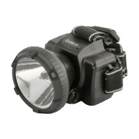 Ultraflash LED5366 (фонарь налобн аккум 220В, черный, 0,5 Ватт LED, 2 реж, пласт, бокс)