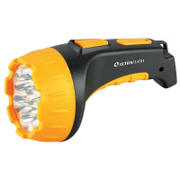 Ultraflash LED3815 (фонарь аккум 220В, черн/желт, 15 LED, 2 режима, SLA, пластик, коробка)