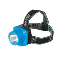 Ultraflash LED5374 (фонарь налобн аккум 220В, голубой, 0,4 Ватт LED, 1 реж, пласт, бокс)