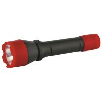 Ultraflash 6102-ТН (фонарь, красный, 1LED, 1 реж, 2XR6, пласт, блист-пакет)