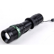 Ultraflash E142 (фонарь аккум. 220В, черн., CREE 3 ватт, фокус, 3 реж., 18650, пласт. бокс)
