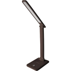 Ultraflash UF-730 С10 коричневый (LED настольный светильник, 11 Вт, 3 уровня яркости)