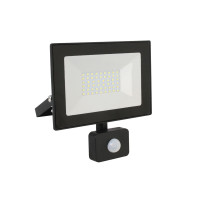 Ultraflash LFL-2002S C02 черный (LED прожектор с датчиком, 20 Вт, 230В, 6500К)