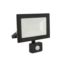 Ultraflash LFL-2002S C02 черный (LED прожектор с датчиком, 20 Вт, 230В, 6500К)