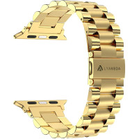 Ремешок для для умных часов Lyambda Keid для Apple Watch 38/40 mm Gold