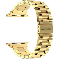 Ремешок для для умных часов Lyambda Keid для Apple Watch 38/40 mm Gold