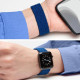 Ремешок для для умных часов Deppa Band Mono для Apple Watch 38/40 mm синий