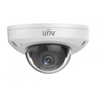 Uniview IPC312SB-ADF28K-I0-RU Видеокамера IP купольная антивандальная {1/2.8" 2 Мп КМОП @ 30 к/с, ИК-подсветка до 30м., LightHunter 0.001 Лк @F1.6, объектив 2.8 мм, WDR, 2D/3D DNR, Ultra 265, H.265}