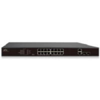 Uniview NSW2010-16T2GC-POE-IN Коммутатор сетевой PoE: 16*100Мбит/с PoE портов (RJ45) + 2?1000Мбит/с комбинированных порта