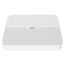 Uniview NVR301-16LS3-P8-RU Видеорегистратор IP 16-ти канальный 4K с 8 PoE портами; Входящий поток на запись до 64Мбит/с; Поддерживаемые форматы сжатия: Ultra 265/H.265/H.264; Запись: разрешение до 4K