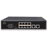 Uniview NSW2010-10T-POE-IN Коммутатор сетевой PoE 10-портовый: 10*100Мбит/с (RJ45) включая 8 PoE портов