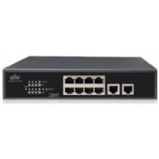 Uniview NSW2010-10T-POE-IN Коммутатор сетевой PoE 10-портовый: 10*100Мбит/с (RJ45) включая 8 PoE портов