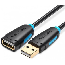 Удлинитель USB2.0 Am-Af 1м Vention ( CBCBF ) Черный