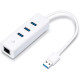 Концентратор USB 3.0 TP-Link UE330 3 ports + RJ45 (1Gbps)