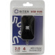 Концентратор USB 2.0 5bites HB24-207BK 4 ports Black