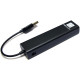 Концентратор USB 2.0 5bites UA2-45-06BK 3 ports Black + LAN