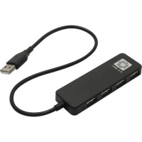 Концентратор USB 2.0 5bites HB24-209BK 4 ports Black