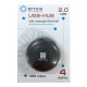 Концентратор USB 2.0 5bites HB24-200BK 4 ports Black
