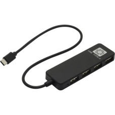 Концентратор USB 2.0 5bites HB24C-210BK 4 ports Black