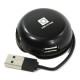 Концентратор USB 2.0 5bites HB24-200BK 4 ports Black