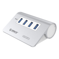 Концентратор USB 3.0 Orico M3H4 4 ports серебристый
