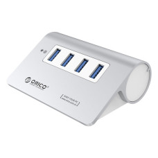 Концентратор USB 3.0 Orico M3H4 4 ports серебристый