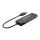 Концентратор USB 2.0 Orico FL01-BK 4 ports черный