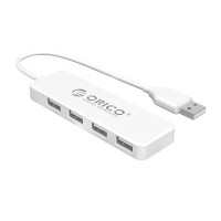 Концентратор USB 2.0 Orico FL01-WH 4 ports белый