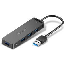 Концентратор OTG USB 3.0 Vention CHLBF 4 ports черный 1м