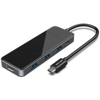 Концентратор USB Type C Vention THPBB (3x USB 3.0 / OTG/PD / HDMI v2.0)