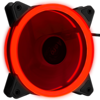 Вентилятор 120мм AeroCool Rev Red LED Ret