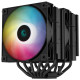Устройство охлаждения(кулер) Deepcool 1155/1156/1150/1200/1700/2011/2066, AM4, AM5 260W ( AG620 BK ARGB )