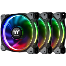 Вентилятор 120мм Thermaltake Riing Plus 12 RGB Radiator Fan TT Premium Edition(3 Pack), 500-1500rmp, RGB LED Controller ( CL-F073-PL12SW-A )