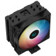Устройство охлаждения(кулер) Deepcool 1155/1156/1150/1200/1700, AM4, AM5 220W ( AG400 BK ARGB )